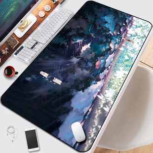 虫师鼠标垫蟲師银古奴伊唯美超大定制电竞办公动漫男生宿舍键盘垫