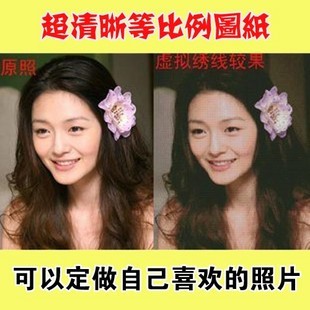 照片十字绣设计照片十字绣制作照片转换十字绣