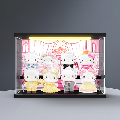 适用TOPTOY HelloKitty&DearDaniel世纪婚礼系列手办盲盒展示盒
