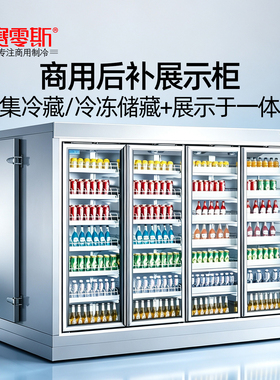 赛零斯后补式展示柜冷库
