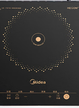 电磁炉家用2200W大功率微晶面板 9档调节预约定恒匀火MC-E22B09