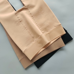 加绒加厚秋冬季 连裤 袜光腿神器水光袜加肥加大双面加裆自然肤大码