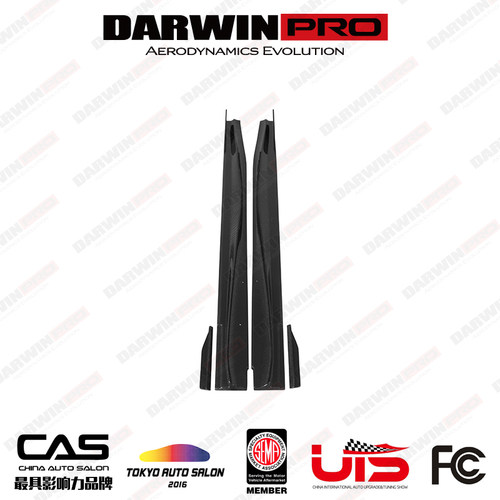 DarwinPRO 日产17款GTR R35的Black Sails版改装碳纤维侧裙