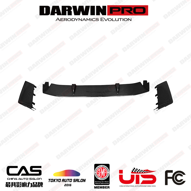 DarwinPRO 奥迪 RS6 OEM 改装 碳纤维 前唇 前杠包角 风刀