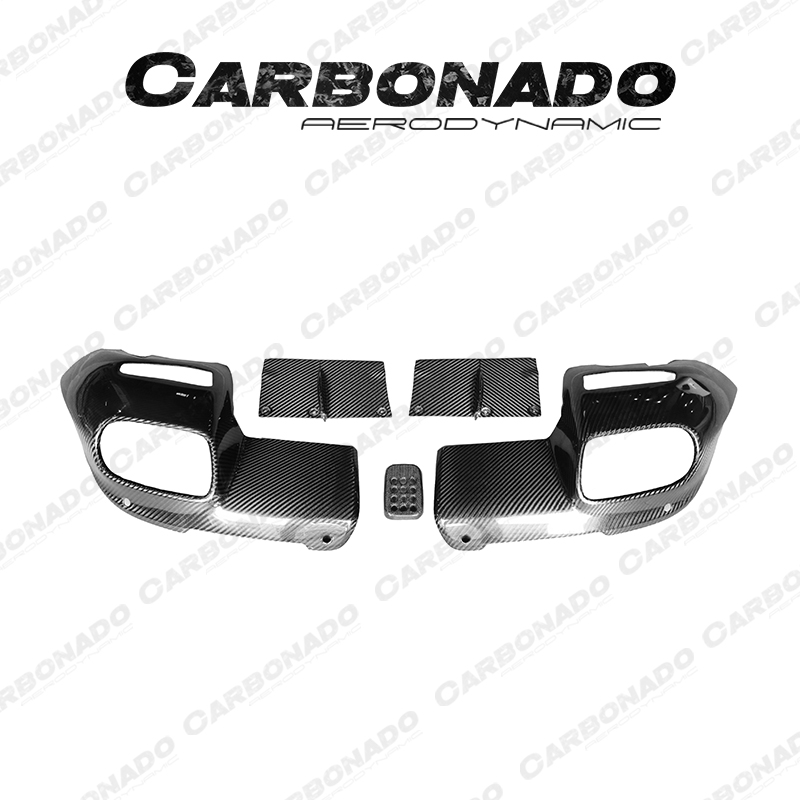 Carbonado 法拉利F12 Revozprt 改装包围碳纤维 后唇后扩散器扰流