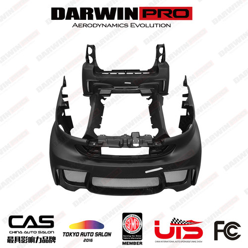 DarwinPRO Smart ForTwo 改装 包围 碳纤维宽体 前后杠侧裙机盖