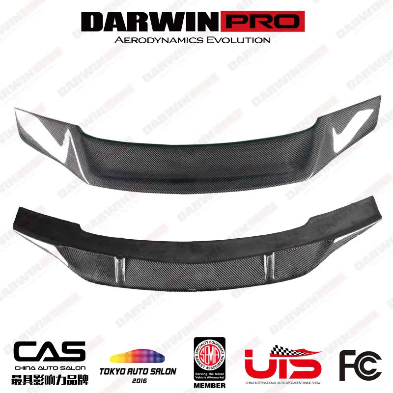 DarwinPRO 奔驰W205 C63 AMG 改装碳纤维尾翼 压尾