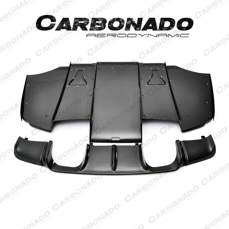 Carbonado宝马E92 E93 M3 VARIS 改装包围碳纤维后唇后扰流后底板