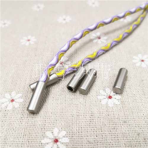 diy拧螺丝服装帽绳尾夹吊坠纽扣