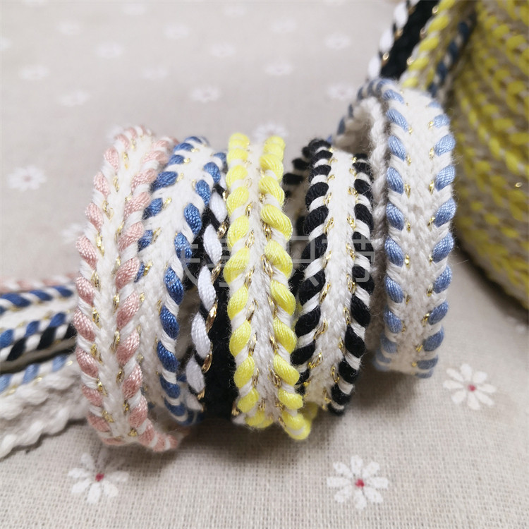 1.2CM宽小香风外套花边辅料diy手工金丝装饰带服装领口群边织带,服饰配件/皮带/帽子/围巾,DIY编织材料包,淘宝优惠券,粉丝福利购,淘宝优惠卷