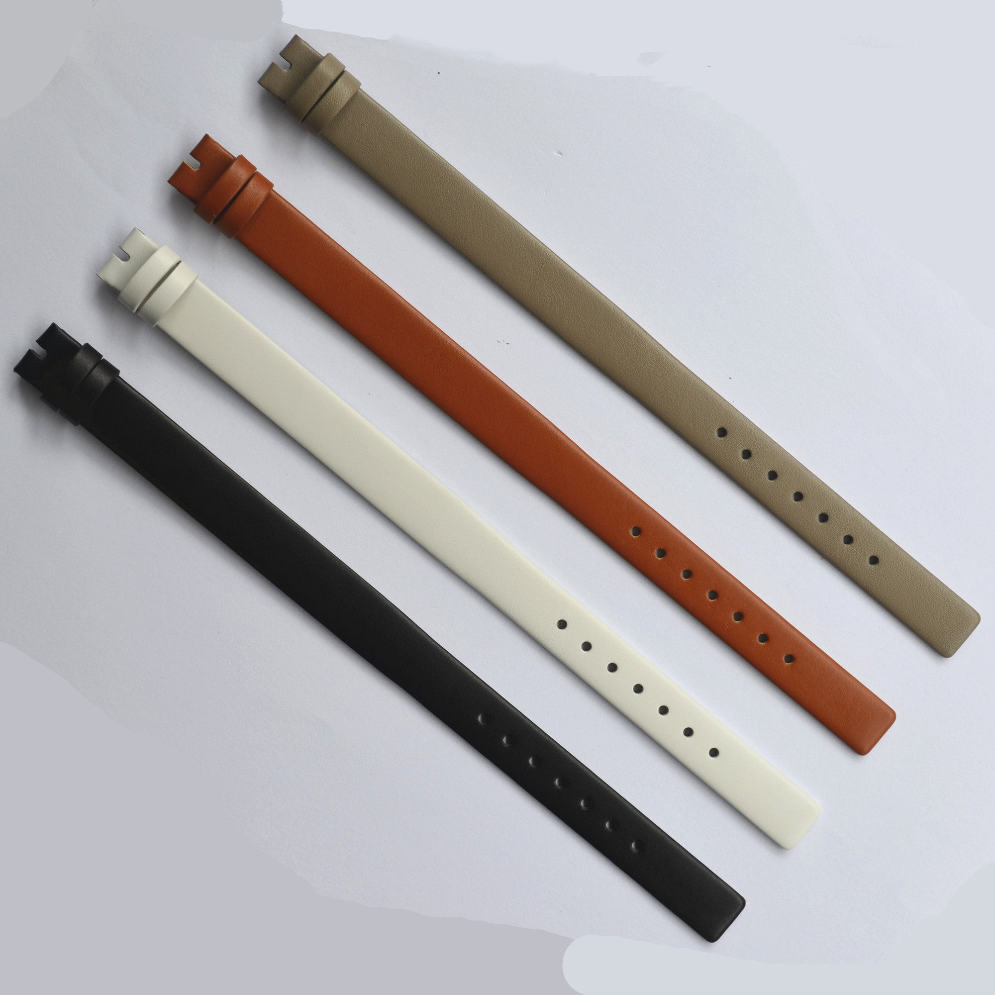 真皮带手链手环黄金银玉石珠宝首饰品配带细女手腕带表带宽8 10MM