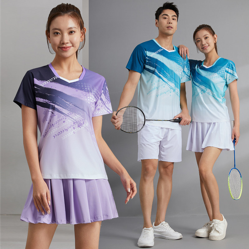 正品羽毛球速干运动服免费印字