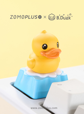 ZOMO X B.Duck小黄鸭盲盒个性机械键盘键帽送男女朋友 TTC樱桃