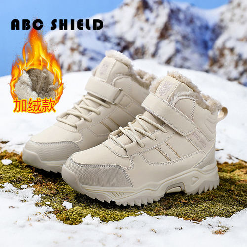 ABC男童鞋子雪地靴冬季加