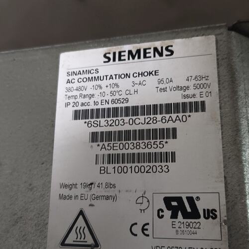 议价件，电抗器，阻抗器，型号6SL3203-0CJ28可维修