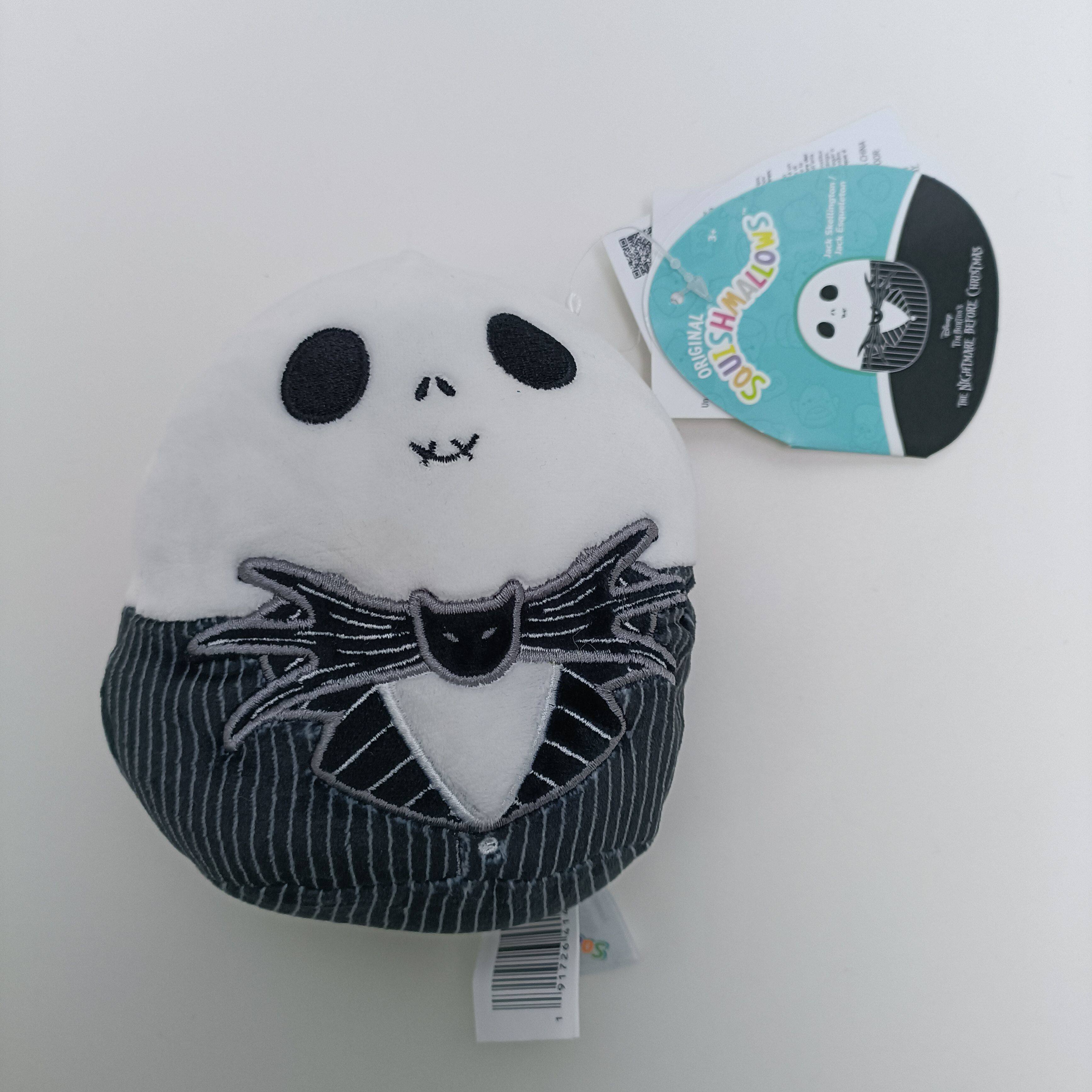 黑白鬼娃公仔软萌毛绒玩具玩偶解压抱枕摆件治愈伴手礼外贸满20元