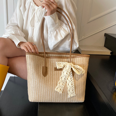 ZATZ通勤托特包大容量腋下草编包