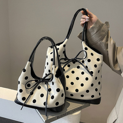 小众设计2024新款通勤波点腋下包