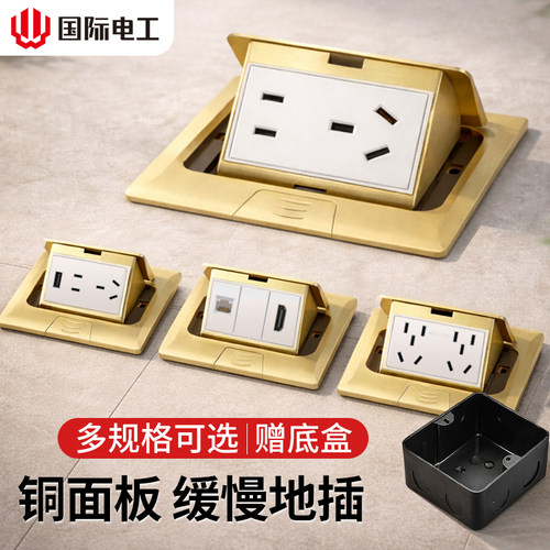 国际电工地插缓弹阻尼