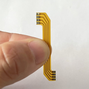 FPC柔性线路板软排线2.0mm间距4pin过孔双层板焊接排线