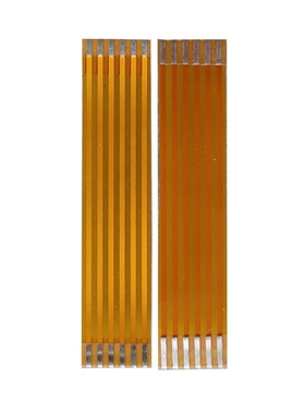 排线2.54mm间距 长度10-500MM 3-30pin芯黄色焊接FPC 5条