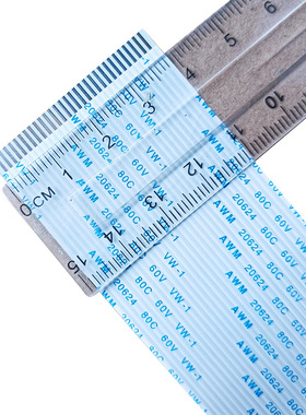 1.25mm同向FPC/FFC排线AWM2062480C60V扁平6/8/12/14/18/24/30P芯