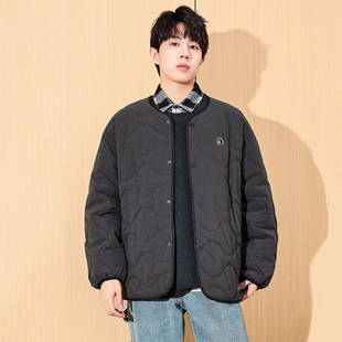 唐狮男士轻薄棉服2025春季新款潮牌宽松青少年高级感保暖棉衣外套