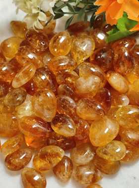 天然黄塔晶水晶吊坠项坠黄水晶吊坠金光闪闪彩虹明显招财超强配链