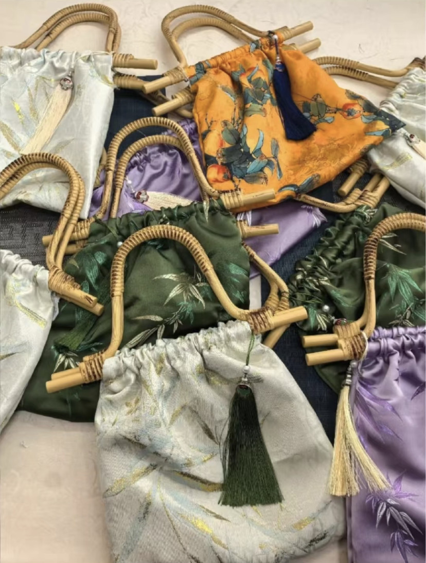 非遗宋锦竹节包diy手工材料包母亲节送礼装饰手提包团建中式礼物