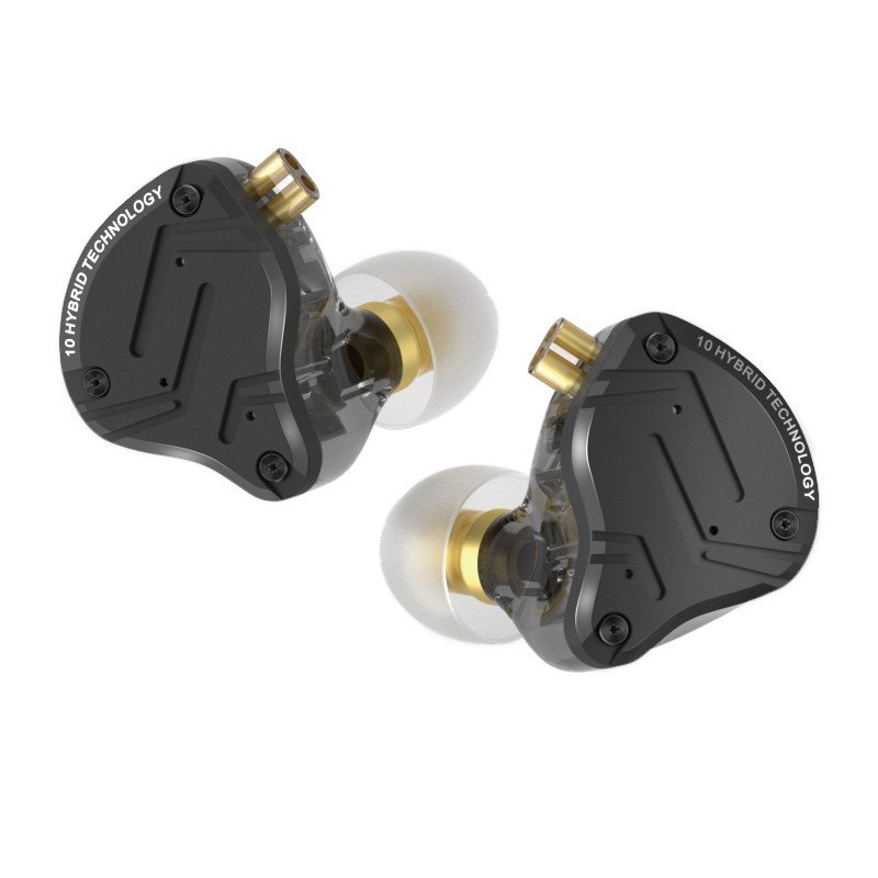 thumbnail for Kz Zs10Prox Ten-Unit Dynamic Earphones, Dynamic Monitor Hifi Audiophile In-Ear Headphones with Interchangeable Cables