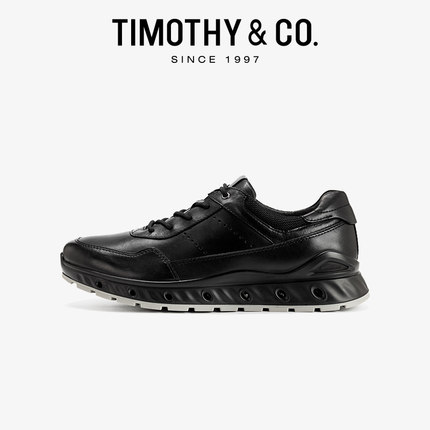 TIMOTHY＆CO．/迪迈奇牛皮休闲鞋商务运动男鞋时尚轻便设计皮鞋