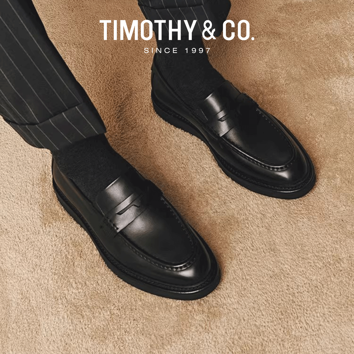 TIMOTHY＆CO．/迪迈奇休闲乐福鞋新款百搭简约黑色头层牛皮皮鞋男,流行男鞋,休闲皮鞋,淘宝优惠券,粉丝福利购,淘宝优惠卷