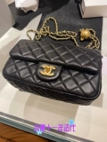 Chanel/Chanel CF Mini Women's Sag Классическая маленькая золотая мяч для рта сумки для мешки для цепи на плече