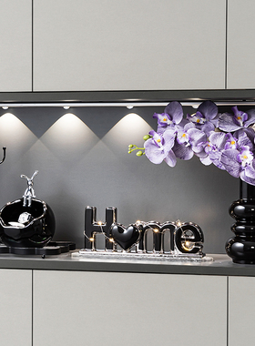 现代玄关钥匙收纳摆件入户进门口鞋柜锁匙轻奢装饰品乔迁新居礼品