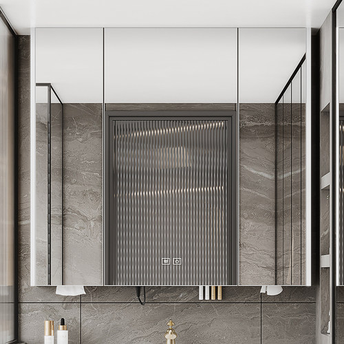 定制浴室通顶镜柜挂墙式洗浴收纳