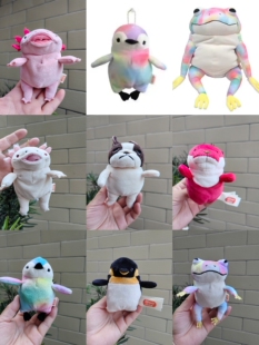 日本SHINADA可爱动物豆豆企鹅青蛙挂件