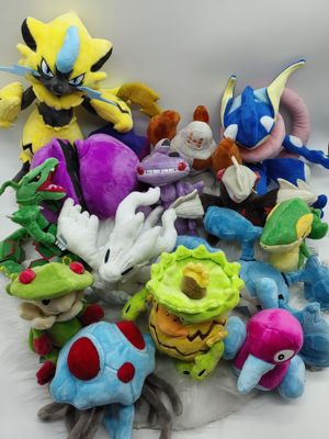 外贸宝可梦Pokémon青蛙  龙  系列 玩偶公仔