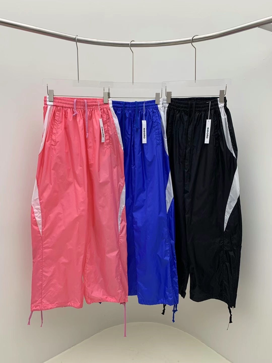 韩国SEOLO爆炸粉炸街休闲卫裤