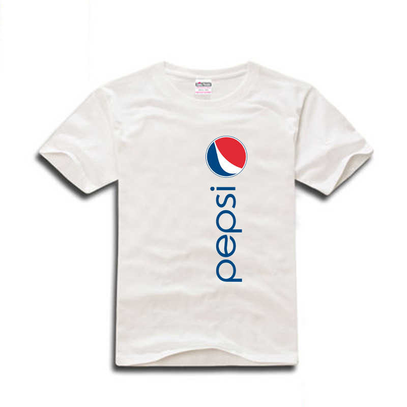 新品百事可乐Pepsi Cola创意夏季男女半袖衣服短袖t恤情侣T shirt