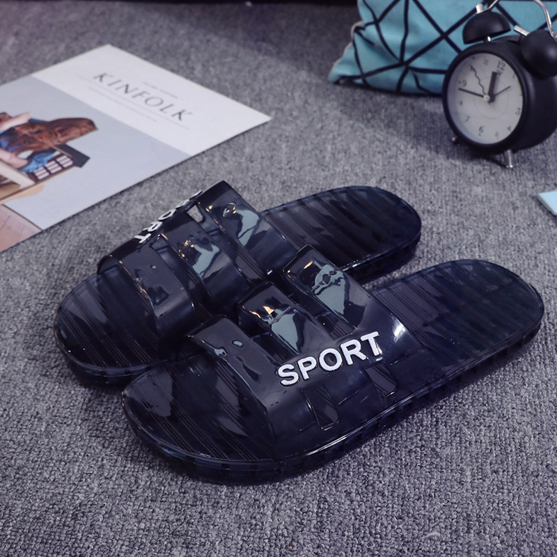 夏情侣水晶拖鞋透明果冻男女一字拖室内洗澡浴室防滑不吸水凉拖鞋,居家布艺,居家凉拖/凉鞋,淘宝优惠券,粉丝福利购,淘宝优惠卷