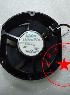 NIDEC 17厘米17251 机柜风扇 X17L24BS1M5-07 24V 3.3A 3.8A