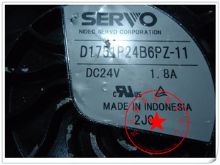 SERVO 17.2*15厘米变频器风扇 D1751P24B6PZ-11 24V 1.8A,电脑硬件/显示器/电脑周边,散热器/风扇,淘宝优惠券,粉丝福利购,淘宝优惠卷