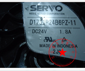 SERVO 17.2*15厘米变频器风扇 D1751P24B6PZ-11 24V 1.8A