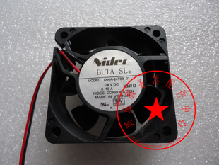 NIDEC 6CM厘米6025变频器机箱风扇 24V 0.15A D06A-24TS8