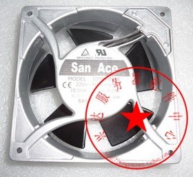 三洋 12CM厘米12038机箱交流风扇 109S008 220V 16/18W 109S478UL