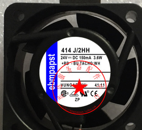 ebmpapst 4025 24V变频器散热机箱风扇TYP 414J/2HH 24V 3.6W