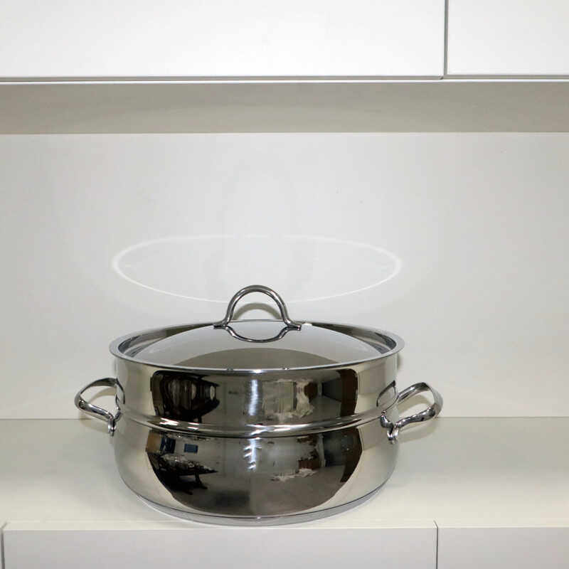 外贸特*惠304不锈钢30cm蒸锅煮汤锅一体家两用多层蒸笼蒸馒头加厚