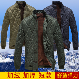 冬季弹力棉衣男内胆加绒加厚立领小棉袄劳保服保暖棉服短款工作服