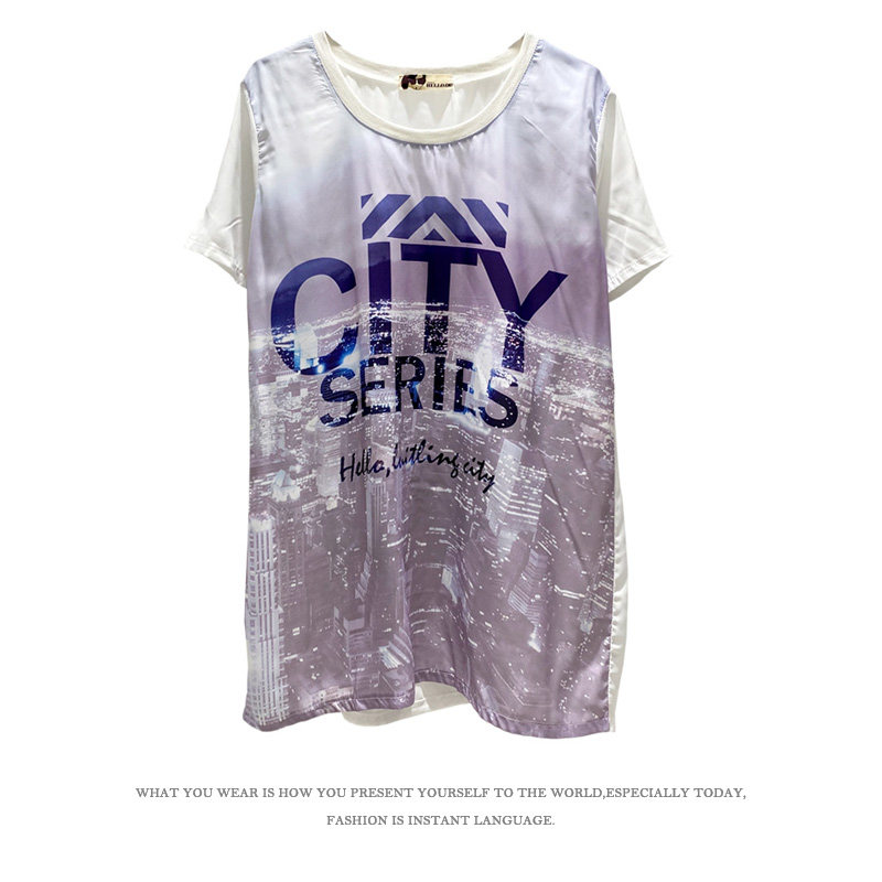 您好oo夏季女装清仓特价字母轻薄上衣中长款宽松休闲短袖雪纺T恤,女装/女士精品,T恤,淘宝优惠券,粉丝福利购,淘宝优惠卷