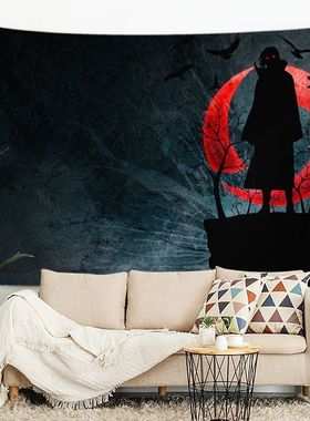 火影忍者手游动漫海报墙布挂布二次元日漫壁纸学生宿舍寝室定制